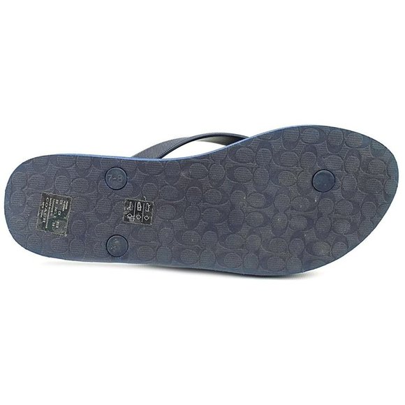 🆕 COACH Alessa Geometric Signature Flip Flops - Picture 4 of 9